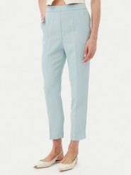 PINKO Spodnie materiałowe 102861 A213 E28 Niebieski Regular Fit. Niebieskie spodnie materiałowe damskie Pinko, bez wzorów, z materiału. Za 559.99 zł.