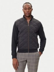 Bugatti Bluza 8700-85056D Szary Regular Fit. Szare bluzy męskie Bugatti, m, bez wzorów, z bawełny, bez ramiączek, bez kaptura. Za 759.99 zł.