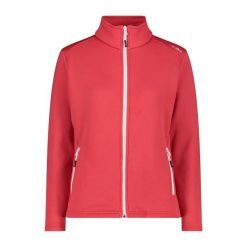 Damska rozciągliwa polarowa bluza z zamkiem CMP. Czerwone bluzy damskie CMP, na zimę, bez wzorów, z polaru, sportowe, bez ramiączek, bez kaptura. Za 323.50 zł.