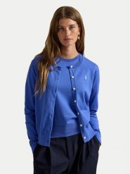 Polo Ralph Lauren Kardigan 211971871500 Niebieski Regular Fit. Niebieskie kardigany damskie Polo Ralph Lauren, xs, bez wzorów, z bawełny, bez kołnierzyka. Za 859.99 zł.