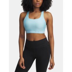 Biustonosz sportowy UA Crossback Mid Bra 1361034-494 S. Czarne bielizna sportowa damska Under Armour, s, bez wzorów. Za 121.99 zł.