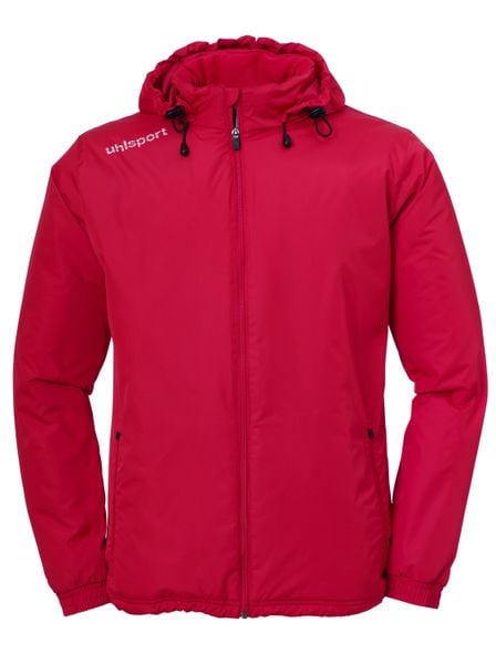 Kurtka Uhlsport Essential Coach. Niebieskie kurtki męskie Uhlsport, l, bez wzorów, z materiału, sportowe, z kapturem. Za 275.55 zł.