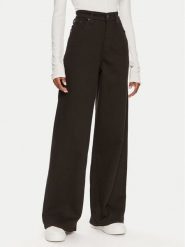 Calvin Klein Jeansy Infinite K20K207304 Czarny Wide Leg. Czarne jeansy damskie Calvin Klein, bez wzorów, z jeansu. Za 419.99 zł.