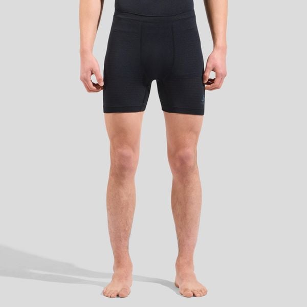 Bokserki męskie Odlo Boxer PERFORMANCE X-LIGHT ECO. Czarne bokserki męskie ODLO, bez wzorów. Za 179.99 zł.