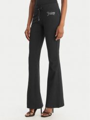 Juicy Couture Spodnie dresowe Christine JCWBJ126309 Czarny Flared Leg. Czarne spodnie dresowe damskie Juicy Couture, bez wzorów, z bawełny. Za 349.99 zł.