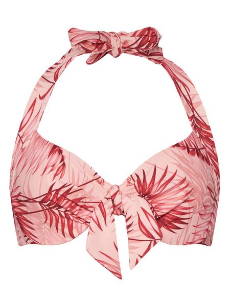 Liu Jo Beachwear Góra od bikini VA5191 J6448 Różowy. Czerwone bikini Liu Jo Beachwear, bez wzorów, z syntetyku. Za 219.99 zł.