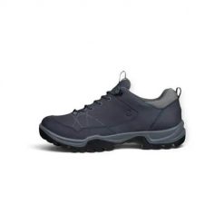 Buty trekkingowe męskie Ecco Receptor Trekk. Niebieskie trekkingi męskie ecco, z materiału, bez zapięcia. Za 771.00 zł.