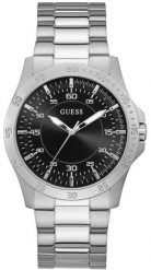 Zegarek Guess Colby Zegarek męski czarna tarcza 42 mm (GW0207G1). Czarne zegarki męskie Guess, z aplikacjami. Za 442.99 zł.