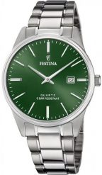 Zegarek męski Festina F20511-5 srebrny. Szare zegarki męskie Festina, bez wzorów, srebrne. Za 429.00 zł.