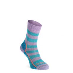 Skarpety turystyczne damskie Bridgedale Hike LW Merino Perf B Patrn. Zielone skarpetki damskie Bridgedale, bez wzorów. Za 92.99 zł.