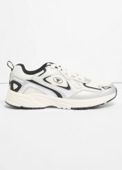 Niskie sneakersy na grubej podeszwie Tom Tailor z lekką podeszwą. Białe buty sportowe męskie bonprix, bez wzorów, bez zapięcia, do biegania. Za 149.99 zł.