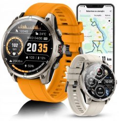 Smartwatch Zegarek GPS 5ATM AMOLED Rozmowy Bluetooth Puls Kompas Menu PL. Zegarki smartwatch JG Smart, bez wzorów. Za 274.99 zł.