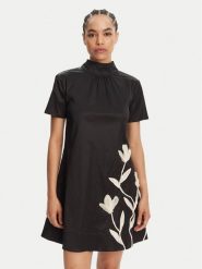 STAUD Sukienka koktajlowa Ilana R25R2208CT Czarny Regular Fit. Czarne sukienki damskie STAUD, xs, bez wzorów, z bawełny, wizytowe, bez kołnierzyka, bez ramiączek. Za 1,089.00 zł.