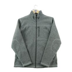 Second life - Kurtka polarowa męska NF0A3LH7 szara - Jak nowy. Szare kurtki sportowe męskie The North Face, m, bez wzorów, z materiału, bez kaptura, outdoorowe. Za 212.96 zł.