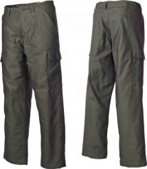 MFH Spodnie bundeswehra termiczna podszewka oliwkowe 8. Zielone spodnie sportowe męskie MFH, m, bez wzorów. Za 240.00 zł.
