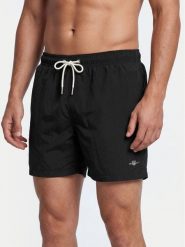 Gant Szorty kąpielowe 920026000 Czarny Regular Fit. Czarne kąpielówki męskie GANT, m, bez wzorów, z syntetyku. Za 252.99 zł.