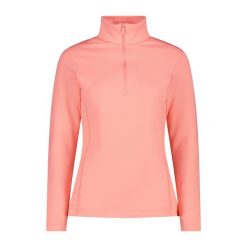 Kurtka polarowa damska CMP Stretch Performance. Czerwone kurtki sportowe damskie CMP, bez wzorów, z materiału, bez ramiączek, bez kaptura, trekkingowe. Za 239.00 zł.