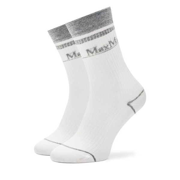 Skarpety długie Max Mara Leisure. Szare skarpetki damskie Max Mara Leisure, bez wzorów. Za 129.99 zł.
