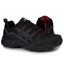 Buty trekkingowe męskie DK SPIRIT. Czarne trekkingi męskie DK, z materiału, bez zapięcia. Za 149.00 zł.