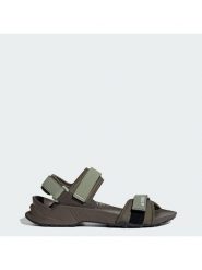 Adidas Sandały Terrex Hydroterra JR8411 Khaki. Brązowe sandały męskie Adidas, bez wzorów, z materiału, bez zapięcia. Za 238.99 zł.