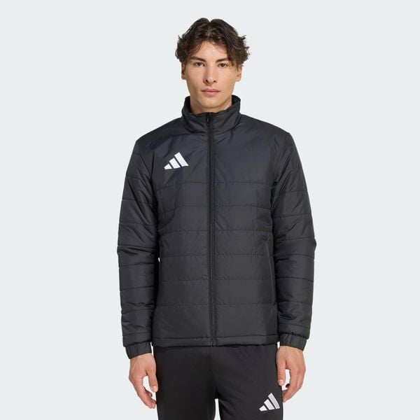 Lekka kurtka Entrada26. Białe kurtki męskie Adidas, l, z aplikacjami, z materiału, bez kaptura, do piłki nożnej. Za 369.00 zł.