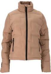 Damska kurtka puchowa SOS Alagna. Czerwone kurtki sportowe damskie SOS, na zimę, l, bez wzorów, z materiału, bez ramiączek, bez kaptura, trekkingowe. Za 775.00 zł.