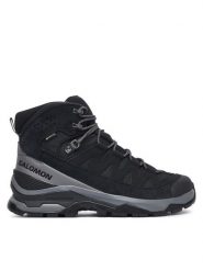 Salomon Trekkingi Quest Echo Gtx M L49212700 Czarny. Czarne botki męskie Salomon, bez wzorów, ze skóry, bez obcasa, bez zapięcia. Za 859.99 zł.