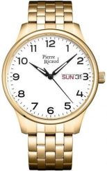 Zegarek męski Pierre Ricaud P91106.1123Q złoty. Żółte zegarki męskie Pierre Ricaud, bez wzorów, złote. Za 430.00 zł.