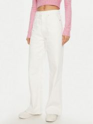 Tommy Jeans Jeansy Claire DW0DW20219 Écru Wide Leg. Jeansy damskie Tommy Jeans, bez wzorów, z bawełny. Za 259.99 zł.