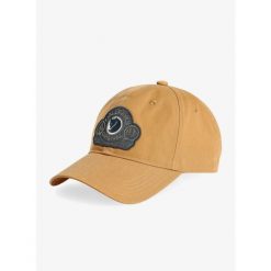 Czapka z daszkiem Fjallraven Classic Badge Cap. Brązowe czapki damskie Fjällräven, bez wzorów, sportowe. Za 177.99 zł.