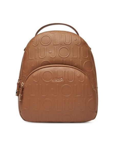 Liu Jo Plecak Ecs M Backpack AF5157 E0538 Brązowy. Brązowe plecaki damskie Liu Jo, bez wzorów, ze skóry. Za 629.99 zł.