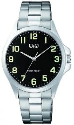 Zegarek Q&Q C36A-006P męski klasyczny czarna tarcza świecące cyfry . Czarne zegarki męskie Q&Q, bez wzorów. Za 119.00 zł.