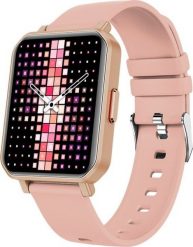 Smartwatch Maxcom FW56 Carbon Pro Różowy (MAXCOMFW56CARBONGOLD). Czerwone zegarki smartwatch MAXCOM, bez wzorów. Za 153.44 zł.