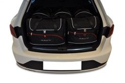 Torby Do Bagażnika Seat Leon St 2013-2020 5Szt Kjust. Czarne torby podróżne damskie KJUST, bez wzorów, z kauczuku. Za 1,515.00 zł.