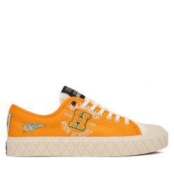 Trampki Palladium. Brązowe trampki męskie Palladium, bez wzorów, bez zapięcia. Za 459.99 zł.