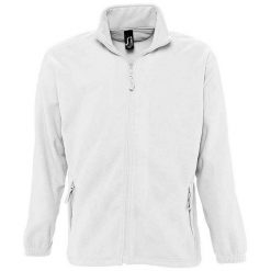 Bluza Polarowa Unisex Dla Dorosłych North. Białe bluzy damskie SOL'S, na zimę, s, bez wzorów, z polaru, sportowe, bez ramiączek, bez kaptura. Za 109.99 zł.