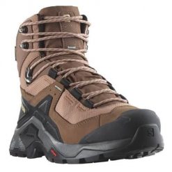 Buty trekkingowe damskie Salomon Quest Element Gore-tex. Brązowe obuwie trekkingowe damskie Salomon, z gore-texu, za kostkę, bez zapięcia. Za 771.00 zł.