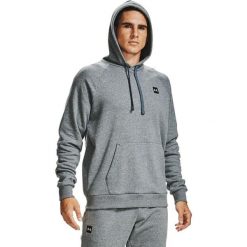 Bluza sportowa męska Under Armour Rival Fleece Hoodie. Szare bluzy sportowe męskie Under Armour, l, bez wzorów, bez kaptura. Za 129.99 zł.
