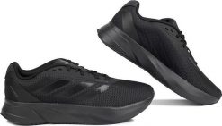 Adidas Buty męskie do biegania adidas Duramo SL czarne IE7261 40 2/3. Czarne buty sportowe męskie Adidas, bez wzorów, bez zapięcia, do biegania. Za 250.66 zł.