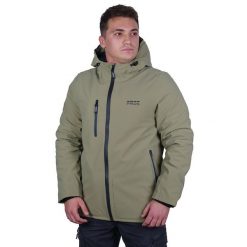 Kurtka WINTER+ 10000mm PROS SPORT model 705. Czarne kurtki sportowe męskie Pros, na jesień, xl, bez wzorów, z materiału, bez kaptura, trekkingowe. Za 649.99 zł.