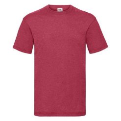 T-shirt Fruit Of The Loom Valueweight Adult Red Jaspeado. Białe t-shirty damskie fruit of the loom, bez wzorów, z bawełny, sportowe, bez kołnierzyka, bez ramiączek. Za 150.99 zł.