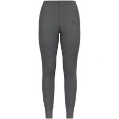 Legginsy termoaktywne damskie ODLO Active X-Warm BL Bottom Long. Szare bielizna sportowa damska ODLO, bez wzorów. Za 248.71 zł.
