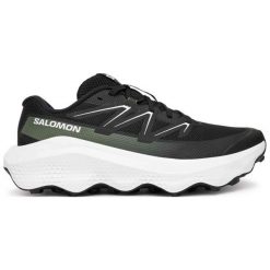 Buty trekkingowe Salomon L47883500 męskie. Czarne trekkingi męskie Salomon, z syntetyku, bez zapięcia. Za 568.15 zł.