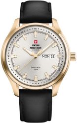 Zegarek Swiss Military Zegarek męski Swiss Military by Chrono SM34116.06 czarny. Czarne zegarki męskie Swiss Military, bez wzorów. Za 1,150.00 zł.