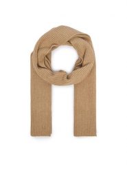 Calvin Klein Szalik LV04F8119G Beżowy ciemny. Brązowe rękawiczki damskie Calvin Klein, bez wzorów, z syntetyku. Za 329.99 zł.
