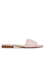 LAUREN RALPH LAUREN Klapki Everley 802959143007 Różowy. Czerwone klapki damskie Lauren Ralph Lauren, bez wzorów, ze skóry, bez obcasa, bez zapięcia. Za 389.99 zł.