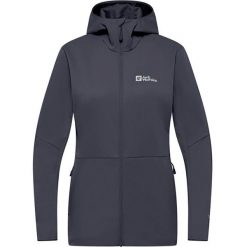 Kurtka softshell damska Jack Wolfskin Feldberg Hoody. Brązowe kurtki sportowe damskie Jack Wolfskin, bez wzorów, z softshellu, bez ramiączek, bez kaptura, trekkingowe. Za 429.99 zł.