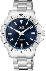 Zegarek męski QQ Q43B-001P srebrny. Szare zegarki męskie Q&Q, bez wzorów, srebrne. Za 169.00 zł.