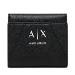 Portfel Armani Exchange. Czarne portfele damskie Armani Exchange. Za 269.99 zł.