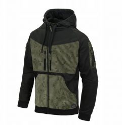 ROGUE Hoodie (FullZip) - Black / Desert Night Camo - XXL/Regular. Czarne bluzy męskie Helikon, m, bez wzorów, bez ramiączek, bez kaptura. Za 484.12 zł.